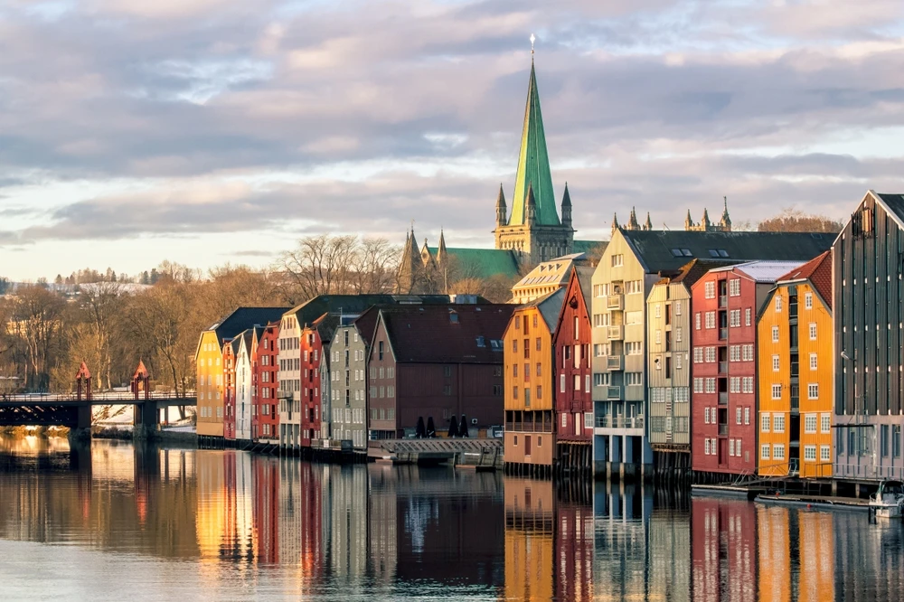 Imagine cu peisaje din Scandinavia