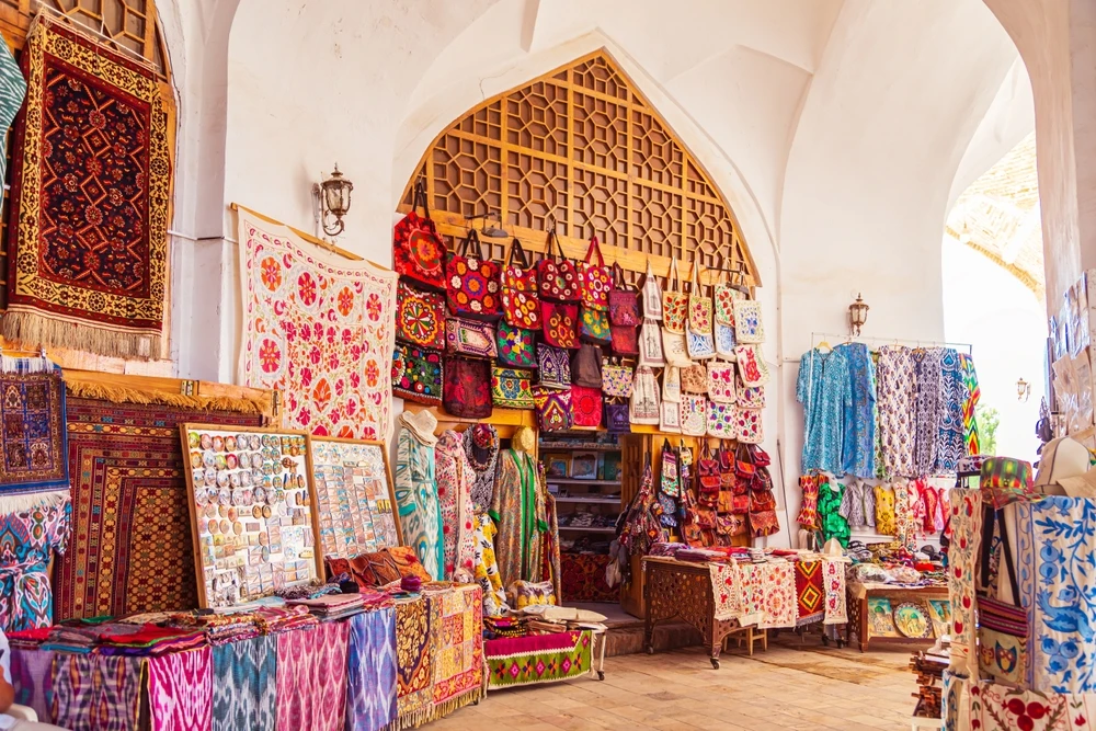 bazar traditional din Uzbekistan