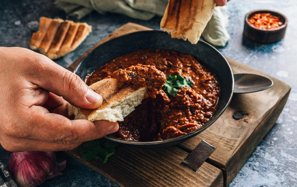 Lobio mancare traditionala cu fasole din Georgia