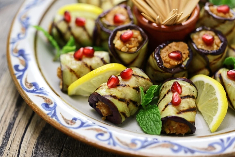 Badrijani Nigvzit vinete cu pasta de nuci