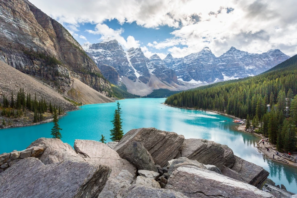 Peisaj alpin in Parcul National Banff