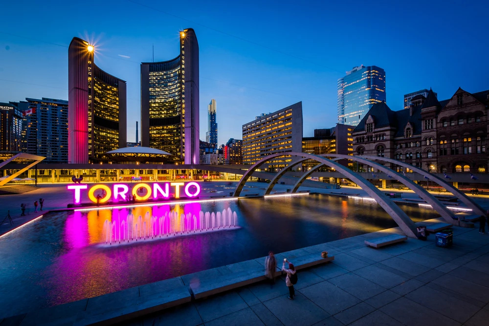 Vedere panoramica Toronto