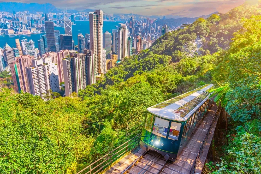 Panorama asupra Hong Kongului de pe Victoria Peak