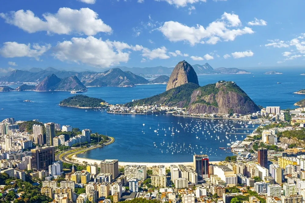 vedere aeriana metropola din brazilia