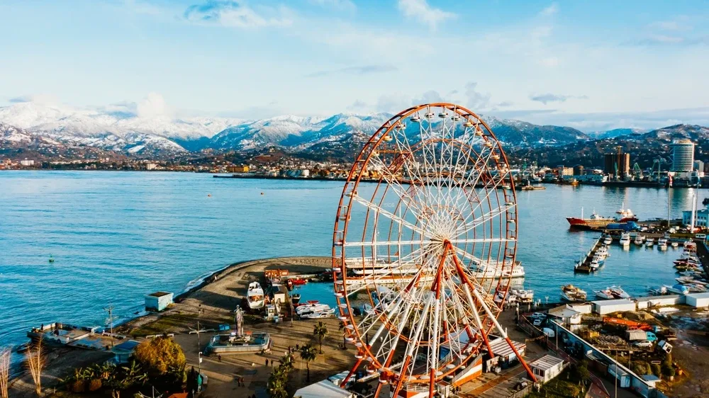 imagine din Batumi pe coasta Marii Negre